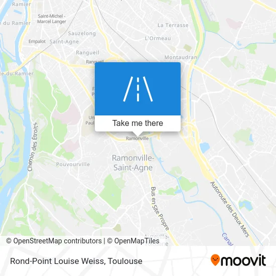 Rond-Point Louise Weiss map