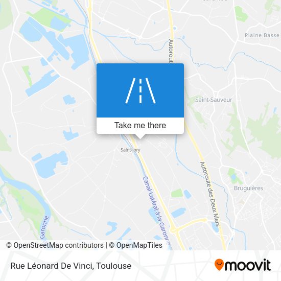 Rue Léonard De Vinci map