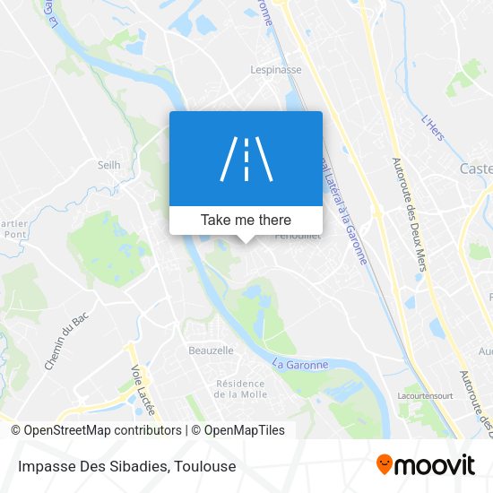 Impasse Des Sibadies map