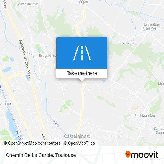 Chemin De La Carole map