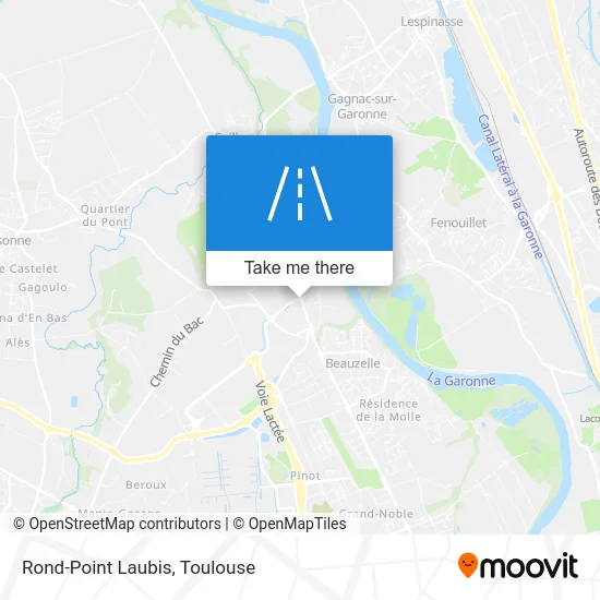 Rond-Point Laubis map