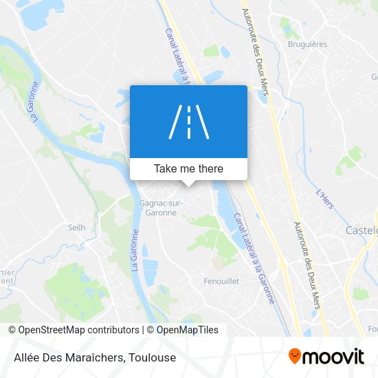 Allée Des Maraîchers map