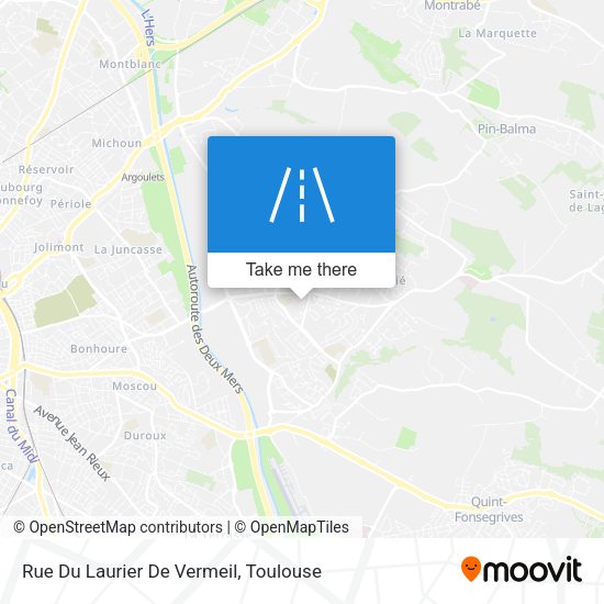 Rue Du Laurier De Vermeil map