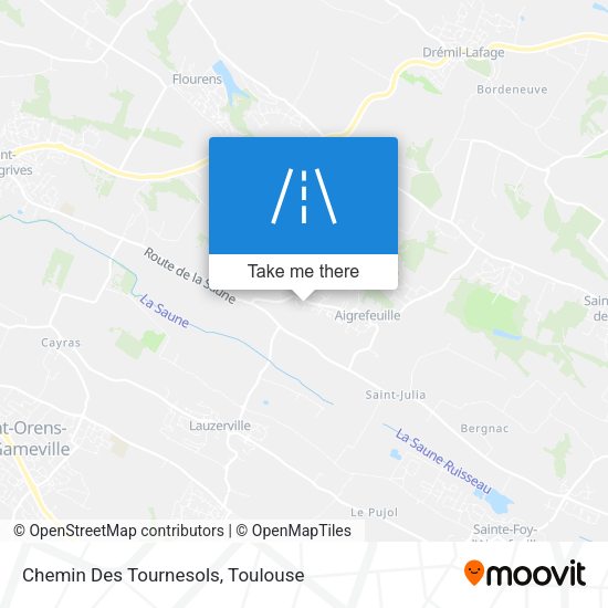 Chemin Des Tournesols map