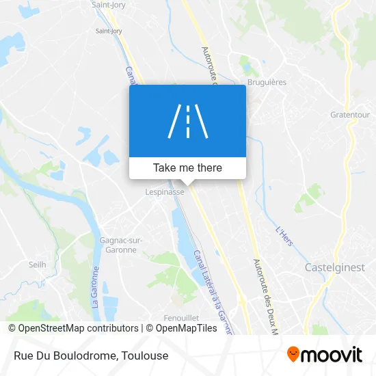 Rue Du Boulodrome map