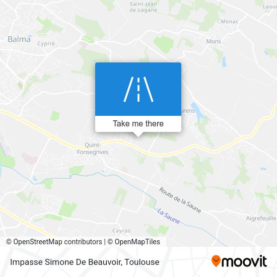 Impasse Simone De Beauvoir map