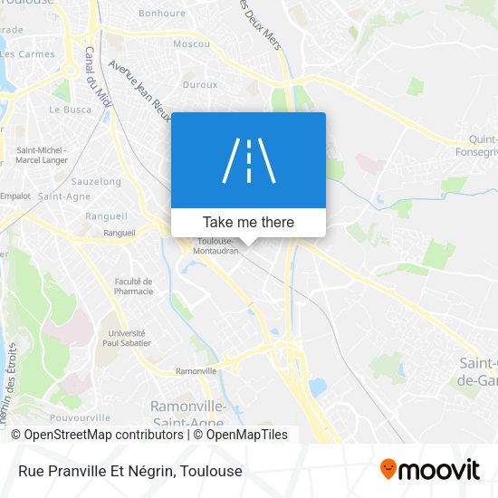 Rue Pranville Et Négrin map