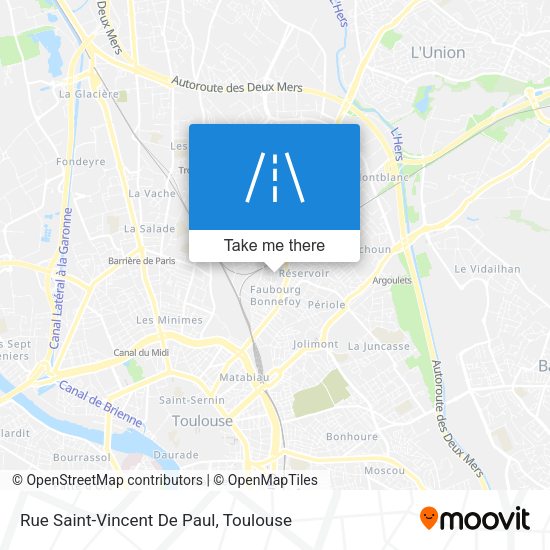 Rue Saint-Vincent De Paul map