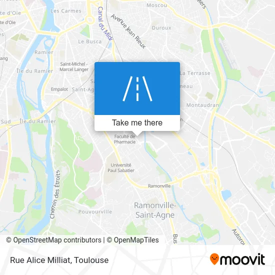 Rue Alice Milliat map