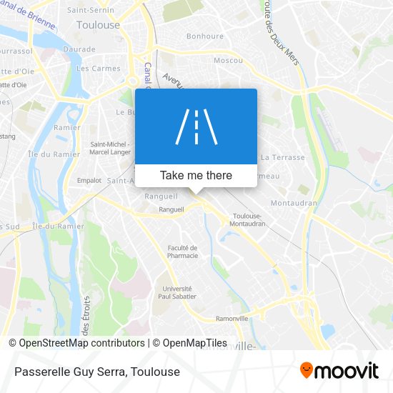 Passerelle Guy Serra map