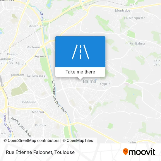 Rue Étienne Falconet map