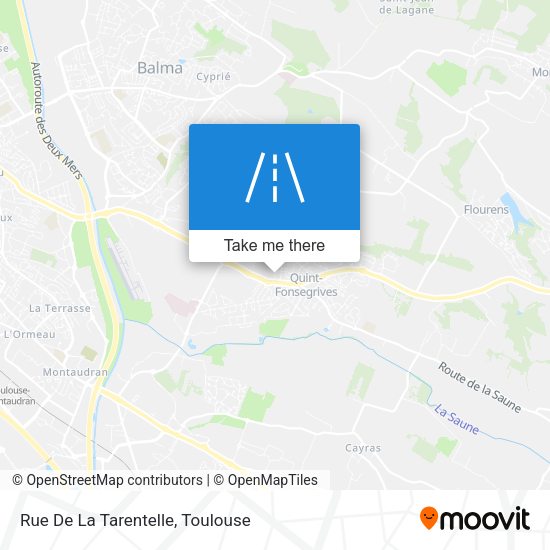 Rue De La Tarentelle map