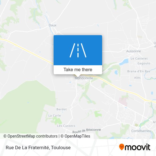Rue De La Fraternité map