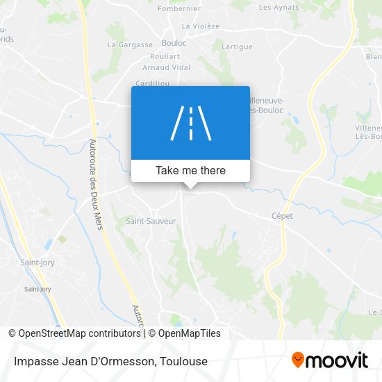 Impasse Jean D'Ormesson map