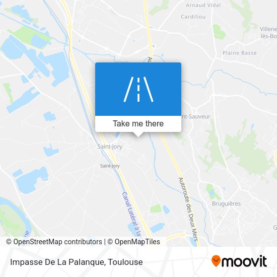 Impasse De La Palanque map