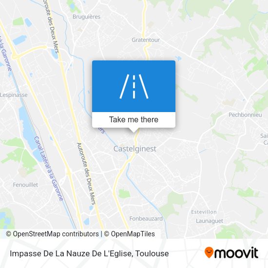 Impasse De La Nauze De L'Eglise map
