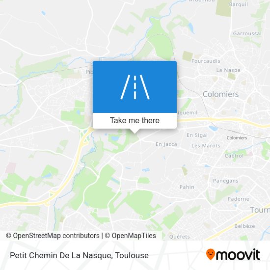 Petit Chemin De La Nasque map