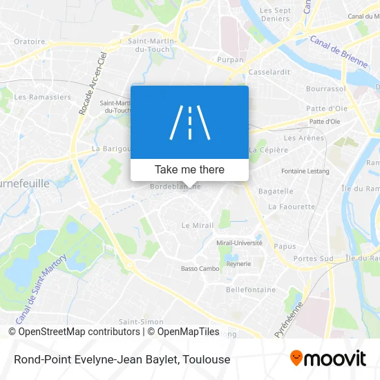Rond-Point Evelyne-Jean Baylet map