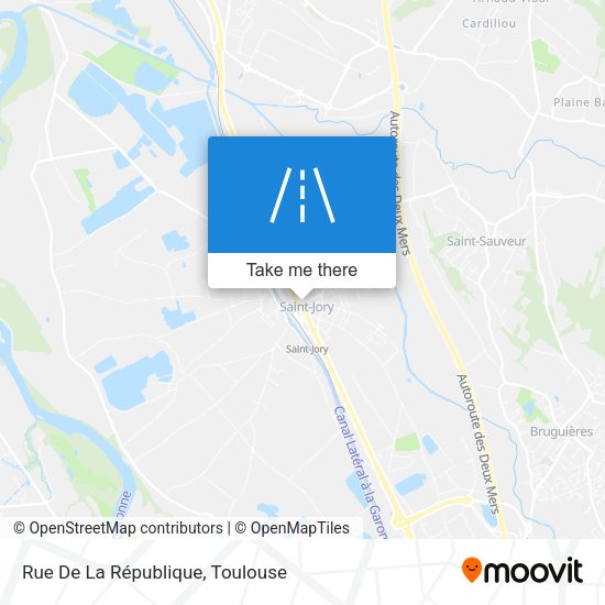 Rue De La République map
