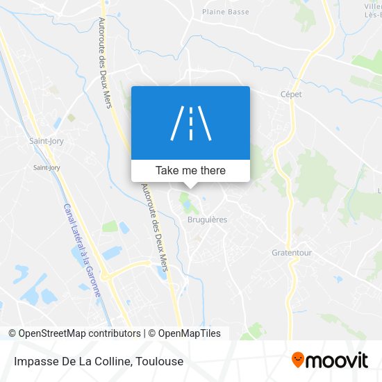 Impasse De La Colline map