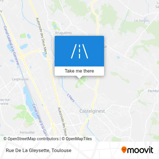 Rue De La Gleysette map