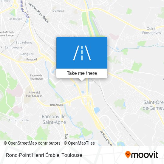 Rond-Point Henri Érable map
