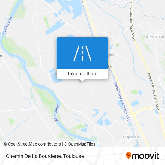 Chemin De La Bourdette map