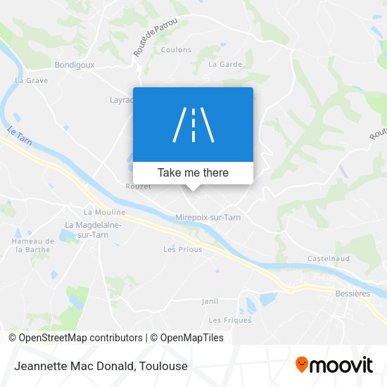 Jeannette Mac Donald map