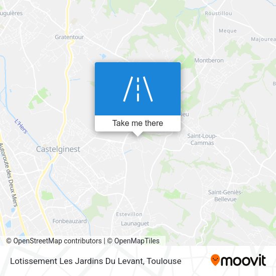 Lotissement Les Jardins Du Levant map