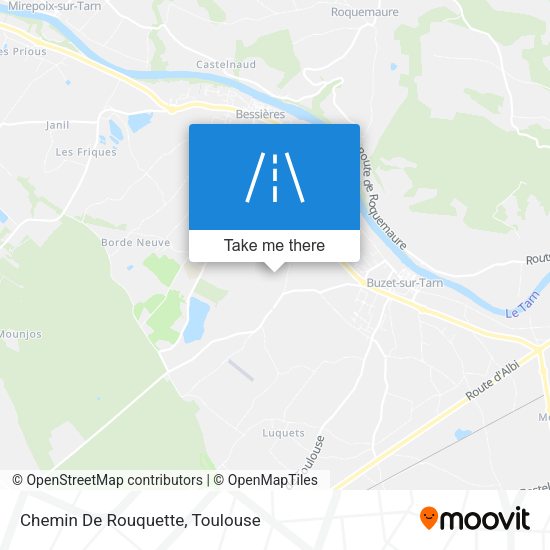 Chemin De Rouquette map