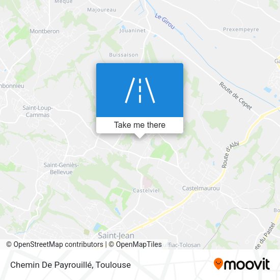 Chemin De Payrouillé map