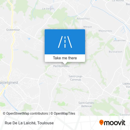 Rue De La Laïcité map