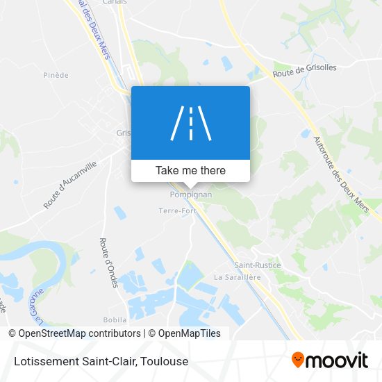 Lotissement Saint-Clair map