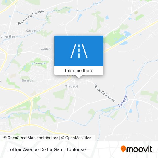 Trottoir Avenue De La Gare map