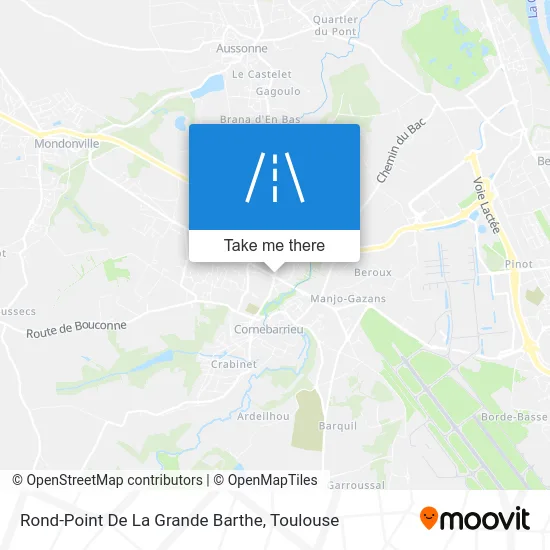 Rond-Point De La Grande Barthe map