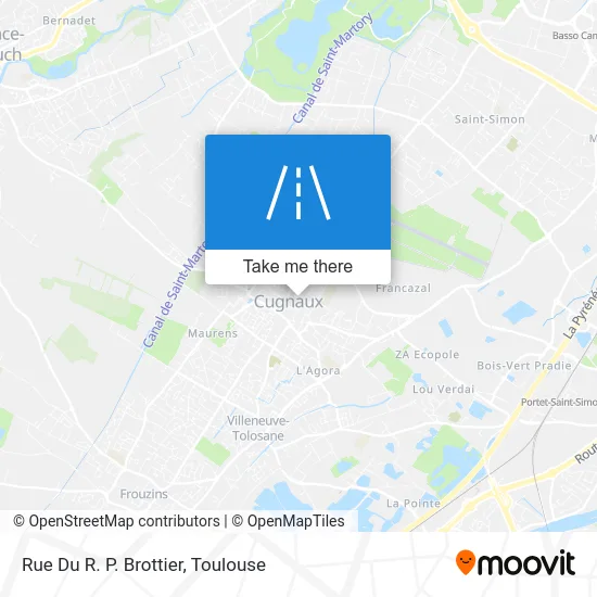 Rue Du R. P. Brottier map