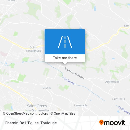 Chemin De L'Église map
