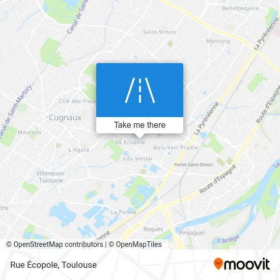 Rue Écopole map