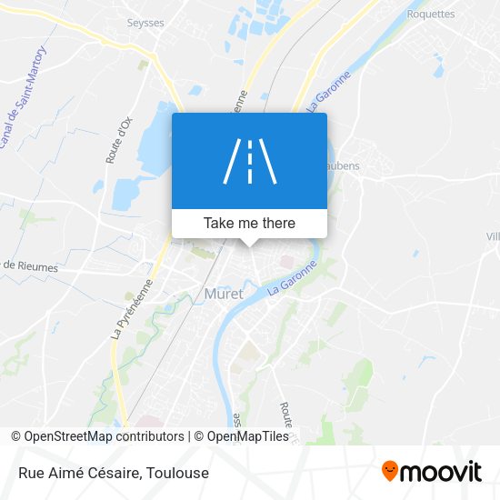 Rue Aimé Césaire map
