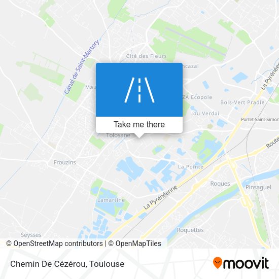Chemin De Cézérou map
