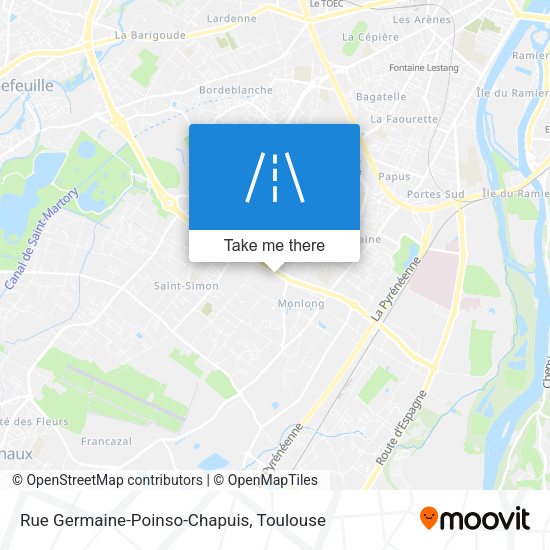 Rue Germaine-Poinso-Chapuis map
