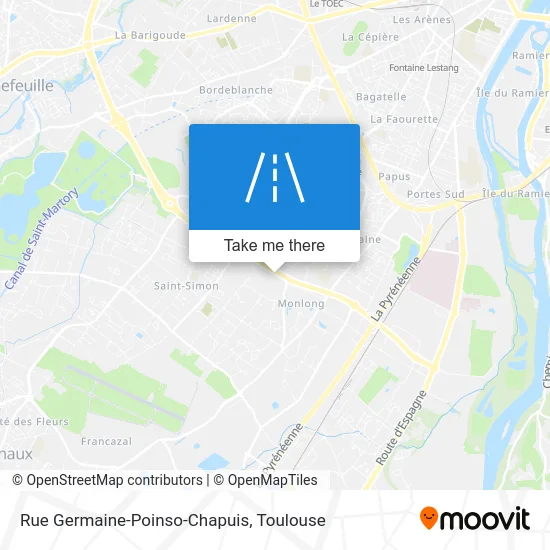 Rue Germaine-Poinso-Chapuis map