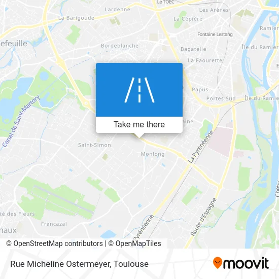 Rue Micheline Ostermeyer map