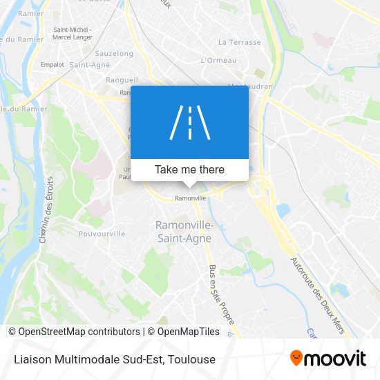 Liaison Multimodale Sud-Est map