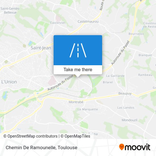 Chemin De Ramounelle map