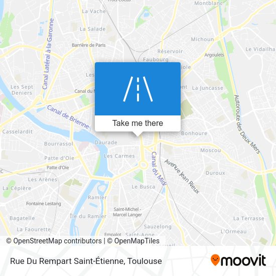 Rue Du Rempart Saint-Étienne map