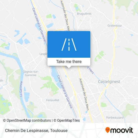 Chemin De Lespinasse map