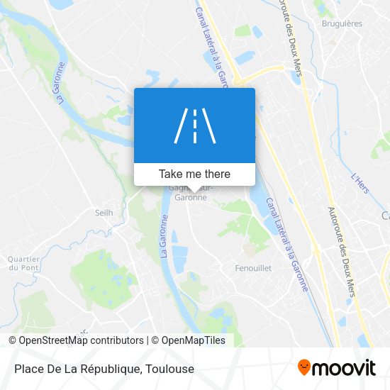 Place De La République map