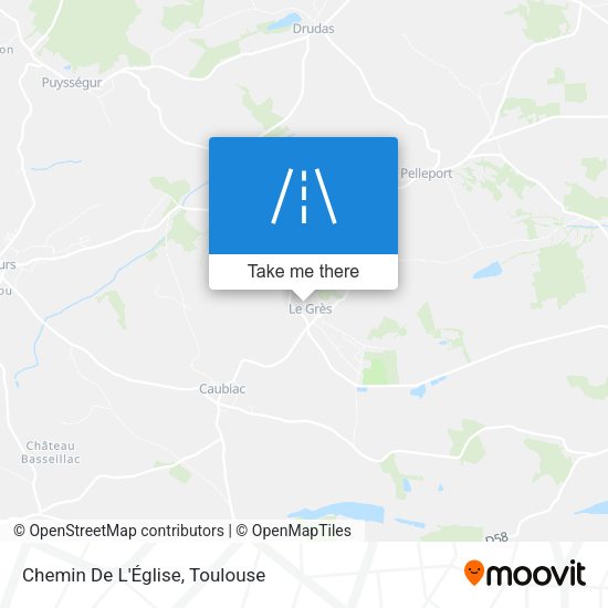 Chemin De L'Église map