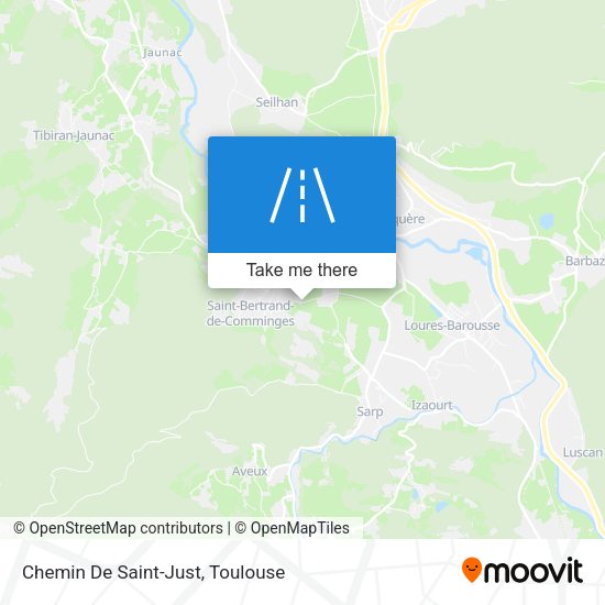 Chemin De Saint-Just map